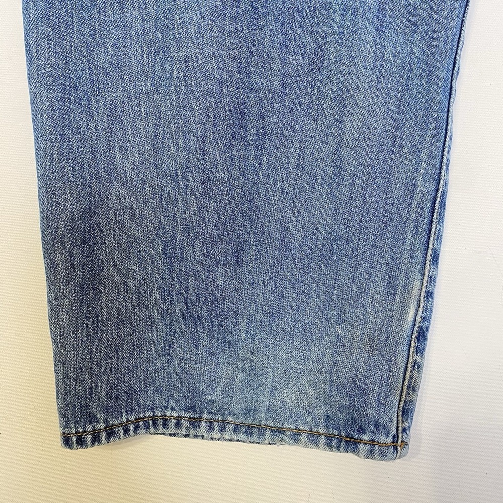 Lucky Brand 361 Vintage Straight Jeans Men 36x31 Blue Distressed Relaxed - Picture 13 of 14